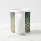 Enchanting Forest Holiday Pines Giant Coffee Mug (Dos)