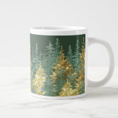 Enchanting Forest Holiday Pines Giant Coffee Mug (Droite)