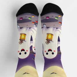 Enchanting Ghost Socks – Irresistibly Spooky Fun Sokken