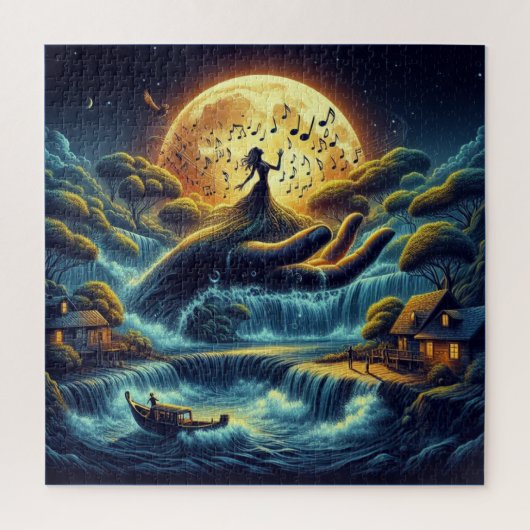 Enchanting Moonlight Serenade Legpuzzel (Verticaal)
