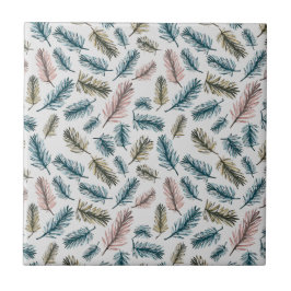ENCHANTING PINE LEAF PATTERNS TEGELTJE