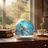 Enchanting Sea Turtle Dome Glass Snow Globe Gift Sneeuwbol