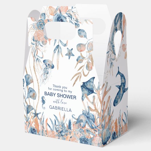 Enchanting under-the-Zee Baby shower Dank u Bedankdoosjes (Geopend)