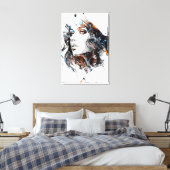 Enchantress Waterverf Vrouw | Canvas Afdruk (Insitu (Slaapkamer))
