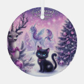 Enchated Christmas Edition glazen ornament (Achterkant)