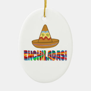 Enchilada Love Keramisch Ornament