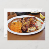 Enchiladas Rice Bans Briefkaart (Voorkant / Achterkant)