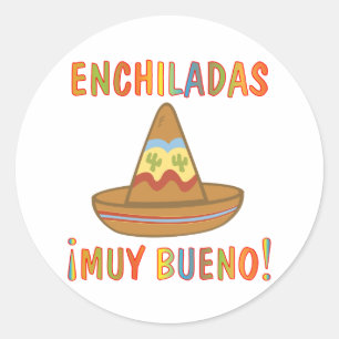 ENCHILADAS RONDE STICKER