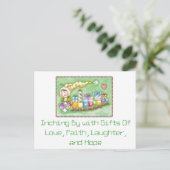 Enching by with Gifts Carte postale (Debout devant)