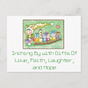 Enching by with Gifts Carte postale