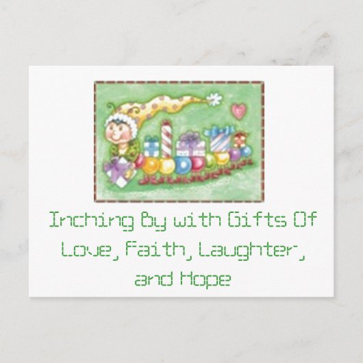 Enching by with Gifts Carte postale (Devant)