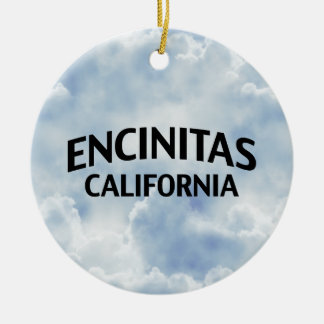 Encinitas California Keramisch Ornament