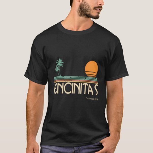 Encinitas California T-shirt (Voorkant)