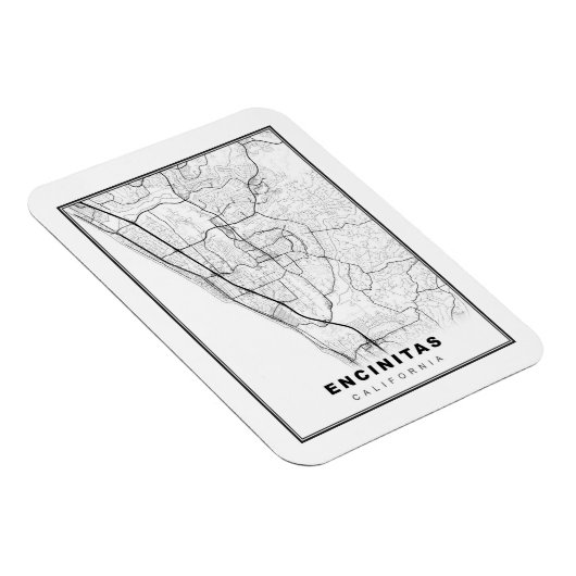 Encinitas Map Magneet (Rechterzijde)