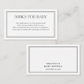 Enclosure Card Informatiekaartje (Voorkant / Achterkant)