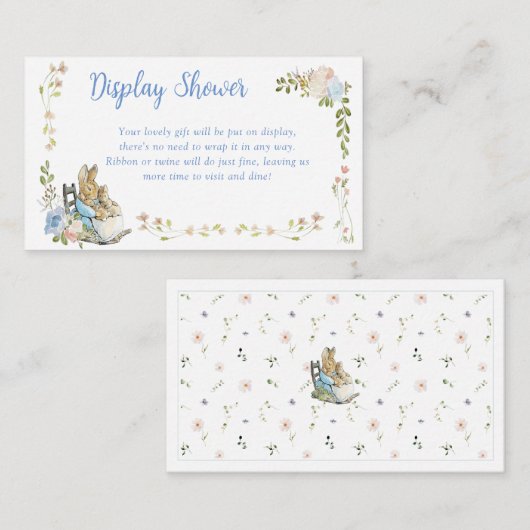 Enclosure Card Informatiekaartje (Voorkant / Achterkant)