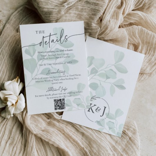 Enclosure Card Informatiekaartje