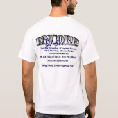 Encore DJ-service T-shirt (Achterkant)