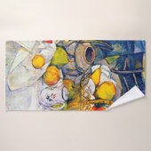 Encore la vie avec panier de fruits, Paul Cezanne (Serviette de bain)