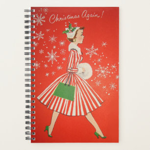 Encore Noël ! Dame du milieu du siècle en talons h