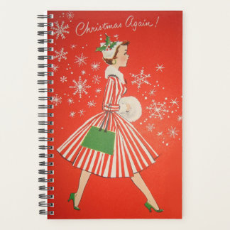 Encore Noël ! Dame du milieu du siècle en talons h