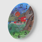encore sur la route horloge murale (Angle)