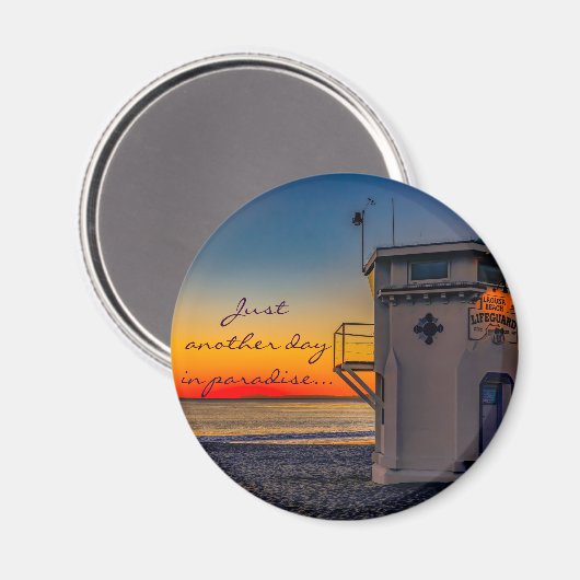 Encore un jour au paradis - Aimant frigo (Recto/Verso)