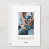 Encore une en 2024 Faire-part de grossesse (Dos)