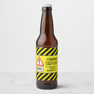 Encourage des étiquettes de bière de signe