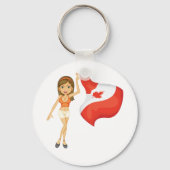 Encourageant le porte-clés Canada (Recto)