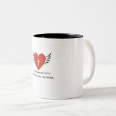 "Encouragement à aller" Logo Mug (Devant droit)
