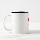 "Encouragement à aller" Logo Mug (Gauche)