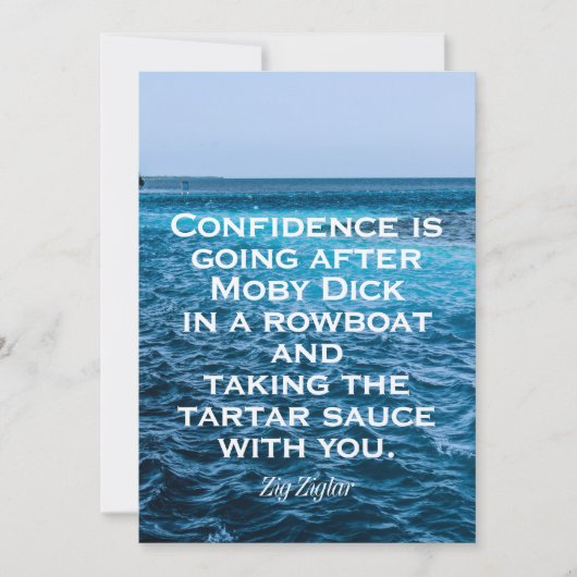 Encouragement | Carte de confiance (Devant)
