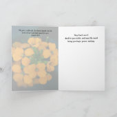 Encouragement Carte de voeux Flower (Intérieur)