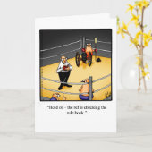 Encouragement Carte de voeux Humour (Fleur jaune)