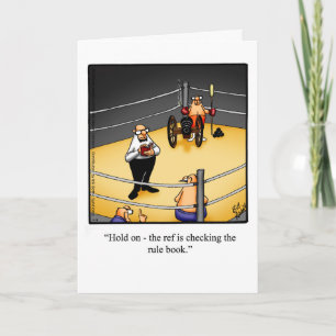 Encouragement Carte de voeux Humour