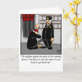 Encouragement Carte de voeux Humour (Fleur jaune)