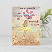 Encouragement carte pour notes Bonheur cartes de v (Debout devant)