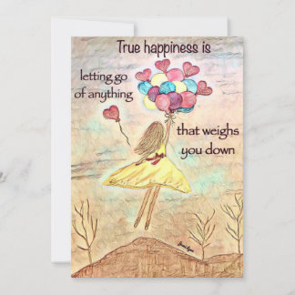 Encouragement carte pour notes Bonheur cartes de v