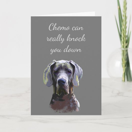 Encouragement Chemo peut vous assommer. Carte (Devant)