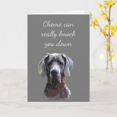 Encouragement Chemo peut vous assommer. Carte (Fleur jaune)