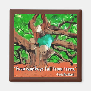 Encouragement citation singe Magnet