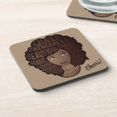 Encouragement des femmes Dessous de verre série 6 (Côté gauche)