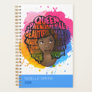 Encouragement des femmes noires Aquarelle naturell