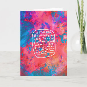 Encouragement devis de carte de voeux blanc abstra