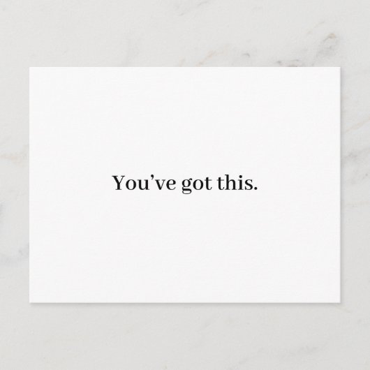 Encouragement Greeting Card Briefkaart (Voorkant)