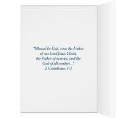 Encouragement inspirationnel Carte chrétienne (Intérieur (Gauche))