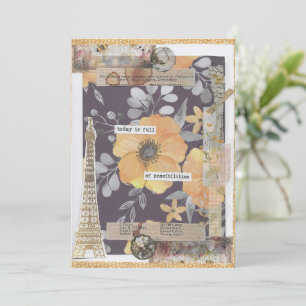 Encouragement positif Carte de voeux inspirante