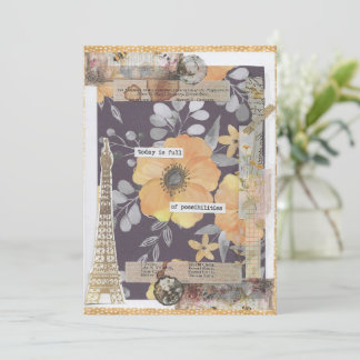 Encouragement positif Carte de voeux inspirante