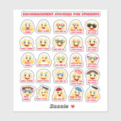 Encouragement Pour Les Étudiants Stickers Cool (Feuille)